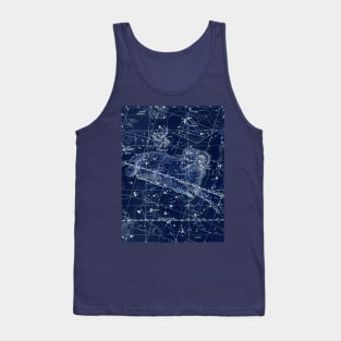 Aries Zodiac Sign Vintage Illustration Tank Top